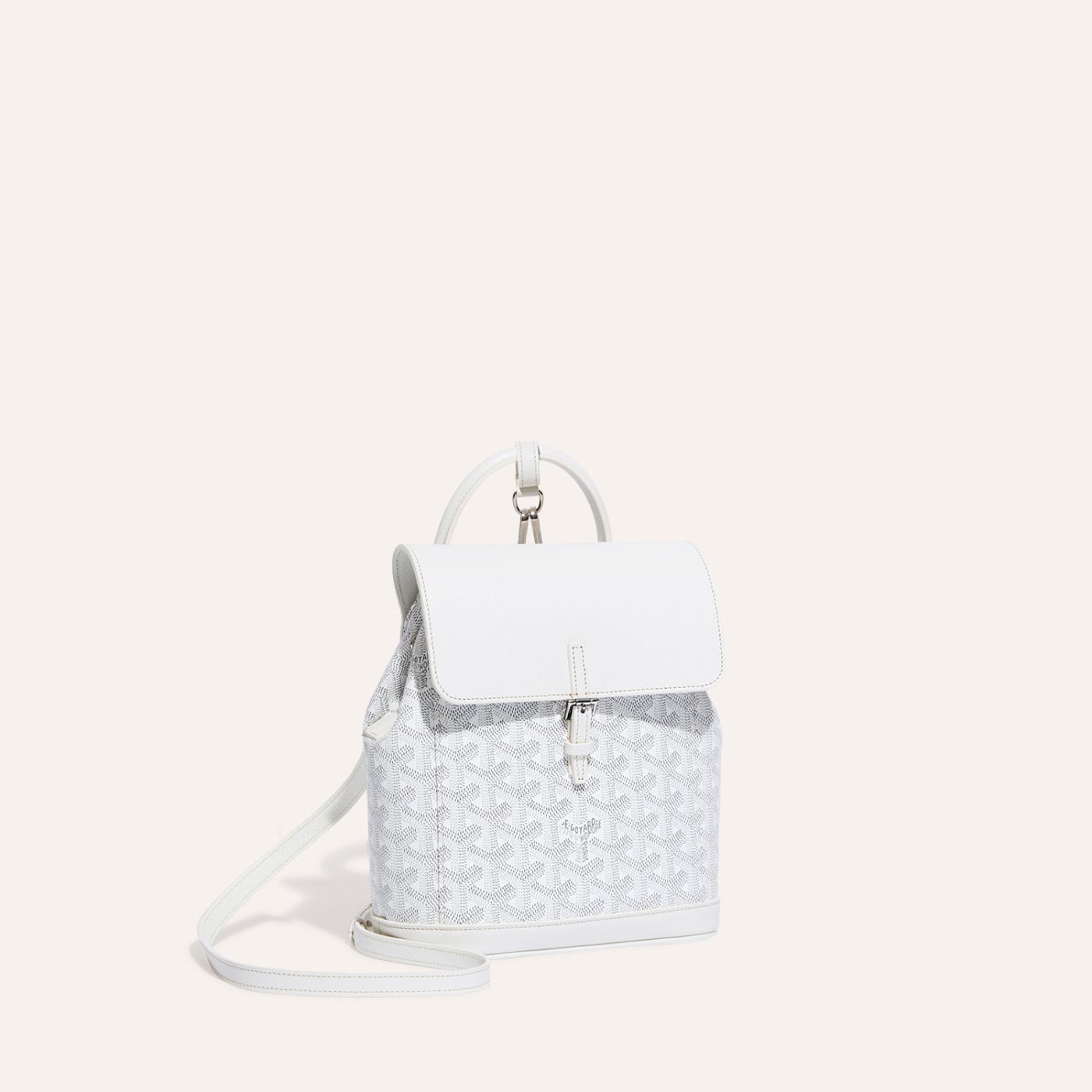 Goyard Alpin Mini Backpack White - Image 1